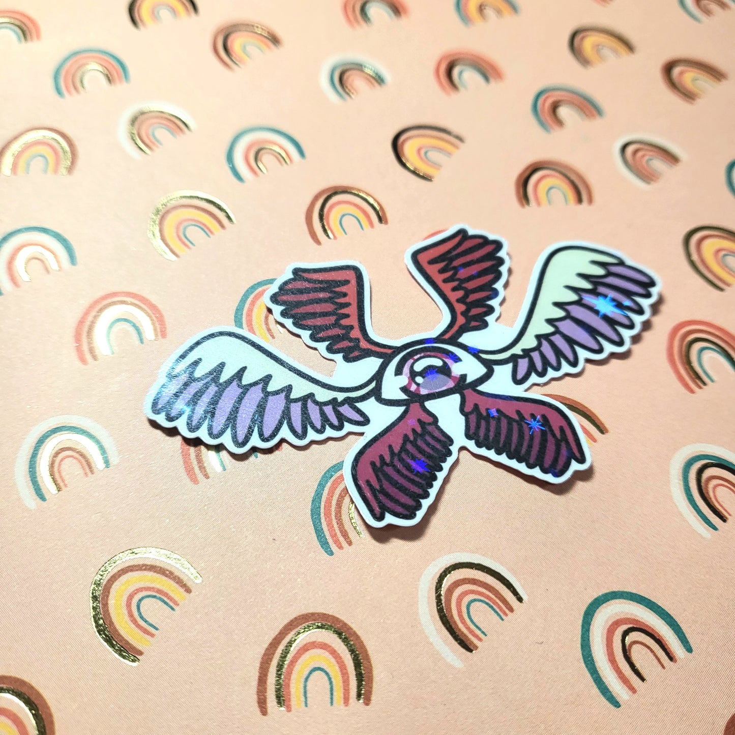 Biblically Accurate Pride Angel Sticker