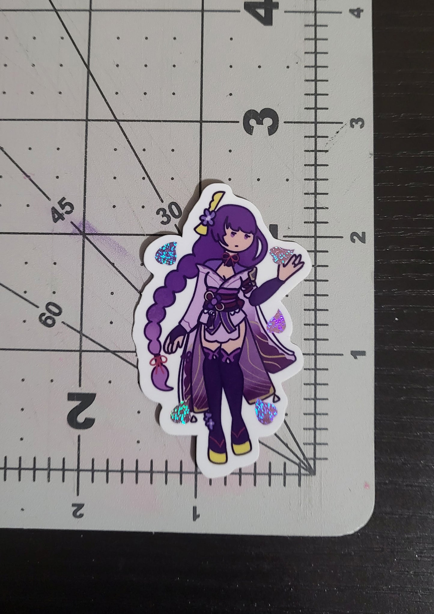 Genshin Impact Archon Glitter Stickers