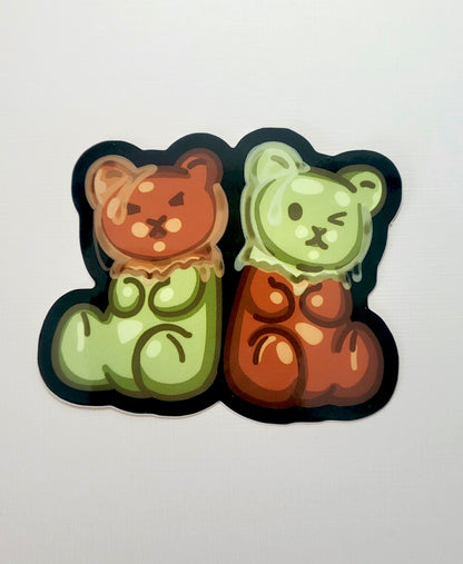 Gummy Bear Vinyl Stickers