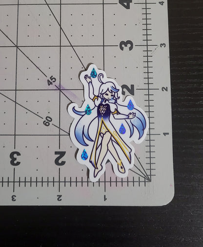 Genshin Impact Archon Glitter Stickers