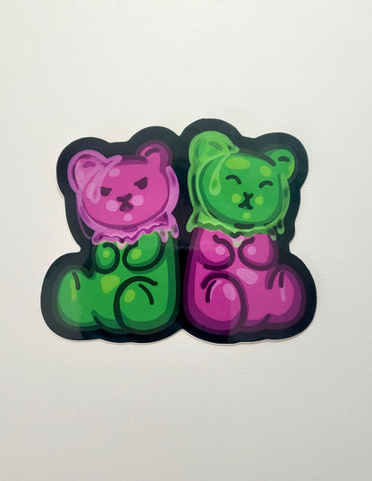 Gummy Bear Vinyl Stickers