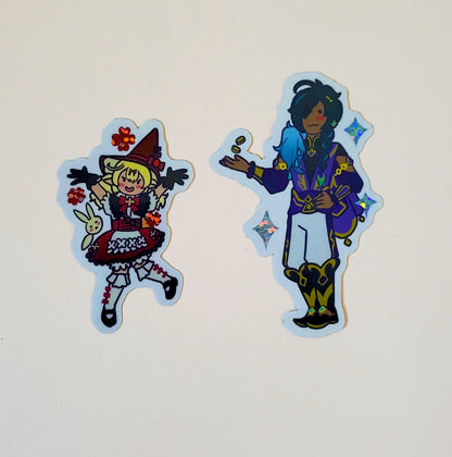 Genshin Impact Skin Glitter Stickers