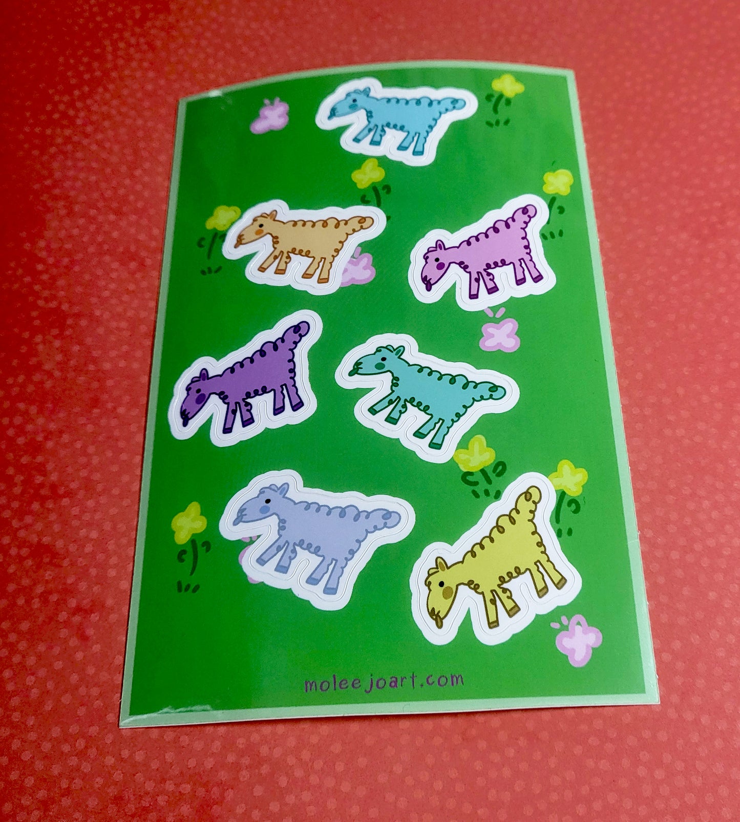 Pastel Lamb Sticker Sheet