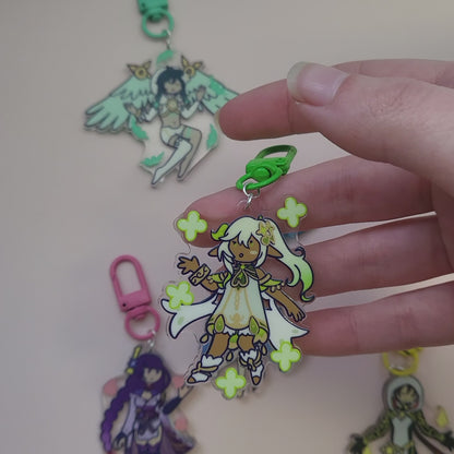 Genshin Archons Charm Keychain