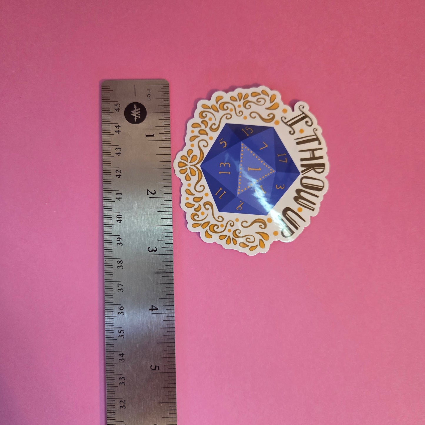 TTRPG Natural 1 and 20 Dice Stickers