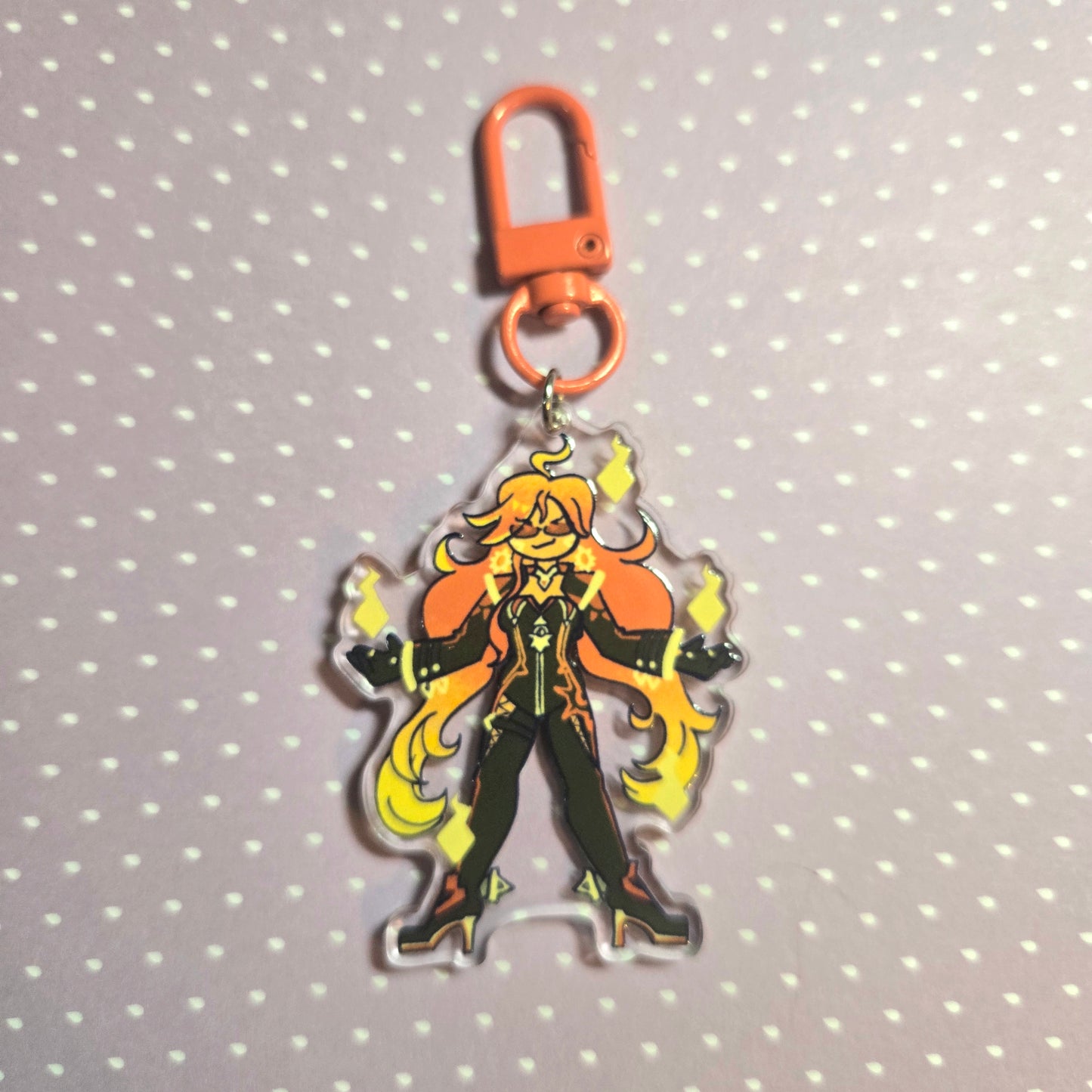 Genshin Archons Charm Keychain