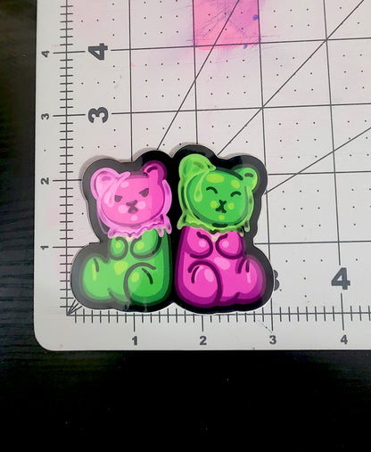 Gummy Bear Vinyl Stickers