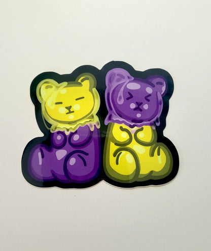 Gummy Bear Vinyl Stickers