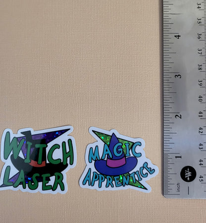 Magic Laser Vinyl Sticker